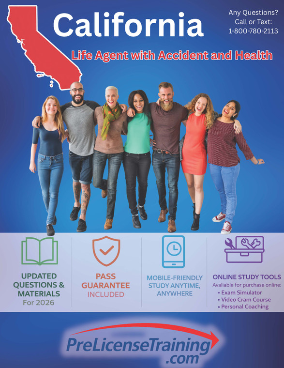 California Life Agent Combo (Life, Accident & Health)