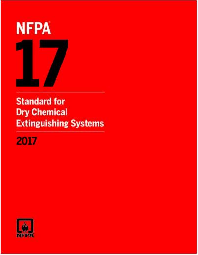NFPA 17: Standard for Dry Chemical Extinguishing Systems 2017