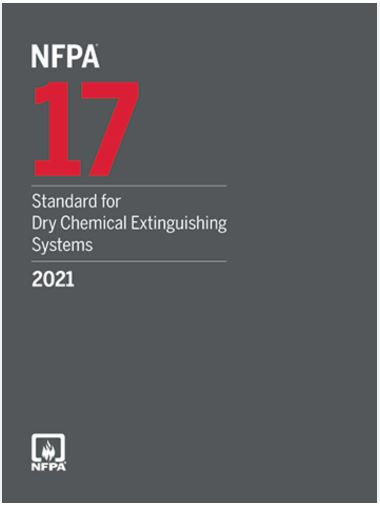 NFPA 17: Standard for Dry Chemical Extinguishing Systems 2021