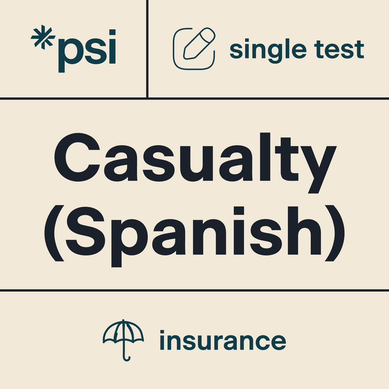Casualty Insurance Practice Test  (Spanish) x 1 with 70 Total Questions