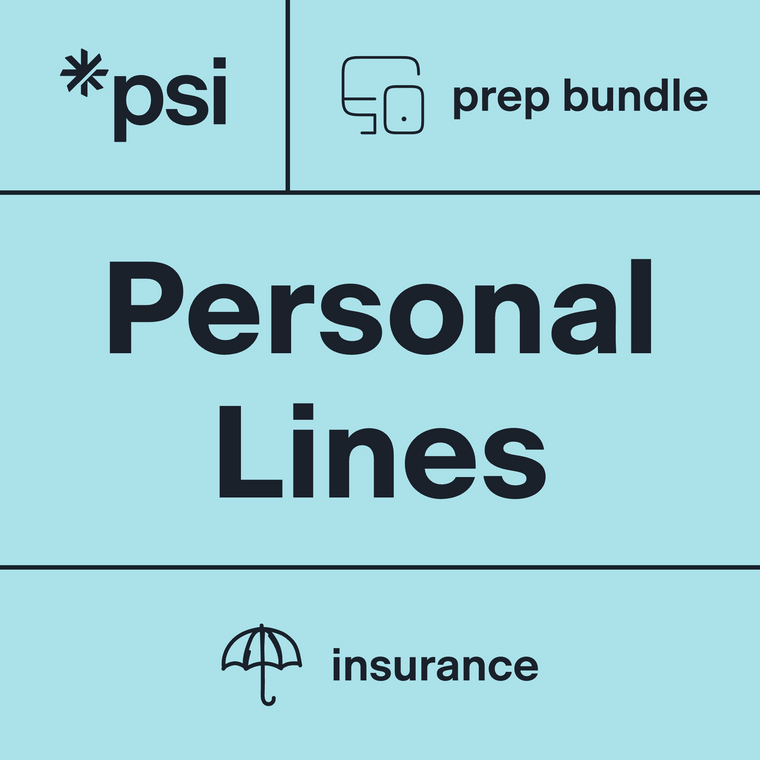 Personal Lines Insurance Exam Bundle